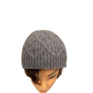 Coal Beanie OS Gray Cable Knit Winter Hat Womens